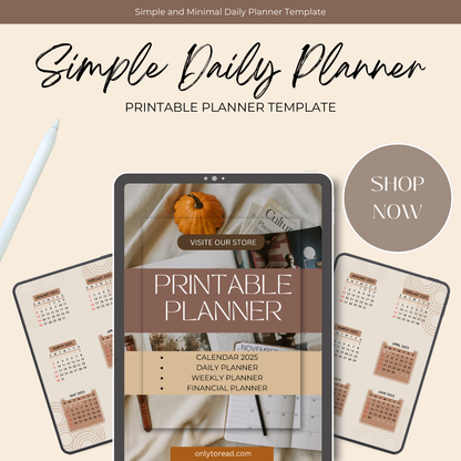 Printable 2025 Planner: Stay Organized and Achieve Your Goals